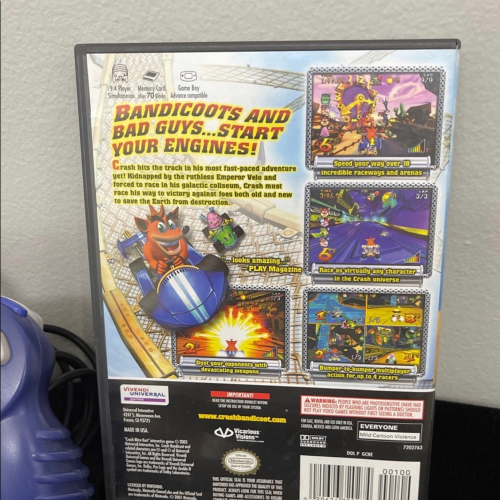 Nintendo Game Cube Controller & Game - Picture 5 of 6